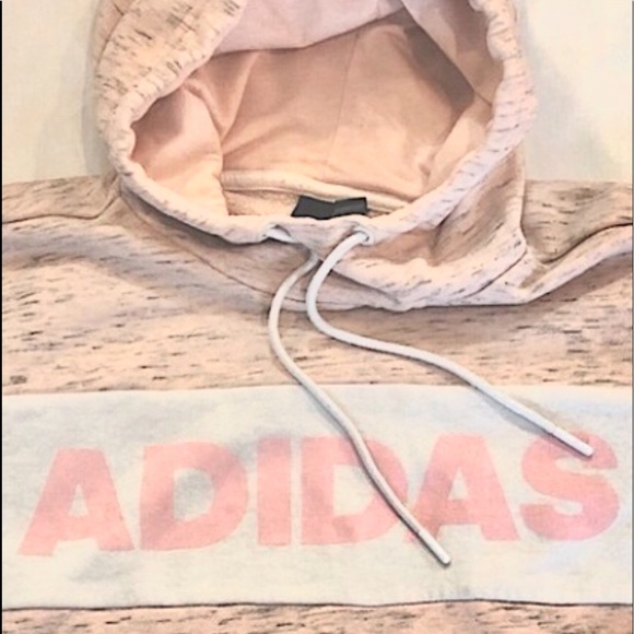 Adidas Heather pink Women’s pullover hoodie size M - Picture 2 of 6